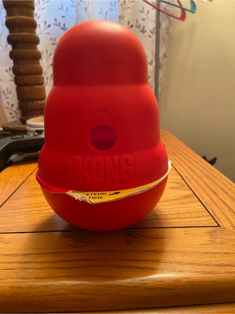 Kong Wobble Red Interactive Treat Puzzle Dog Toy